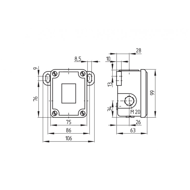 Позиционный выключатель M2C 441-11Y