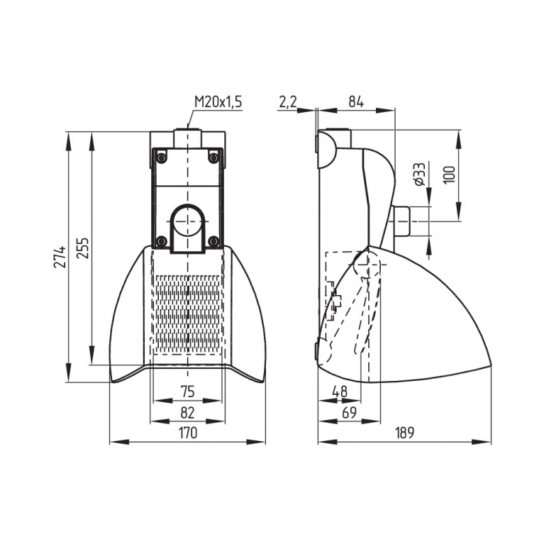 Ножной переключатель TFH 232-22UEDR