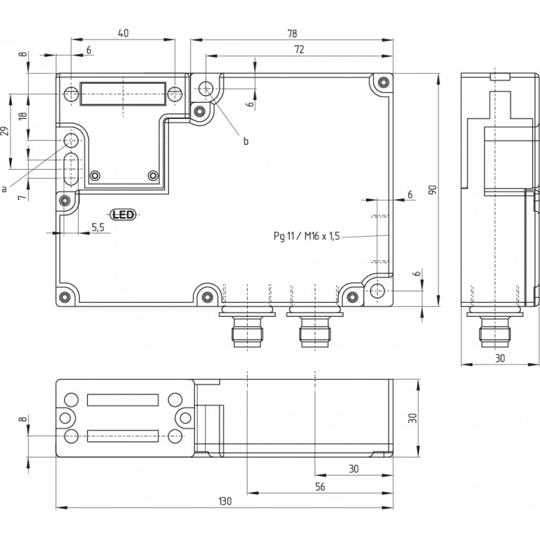 Электромагнитный блокиратор AZM 161SK-12/12RK-024G