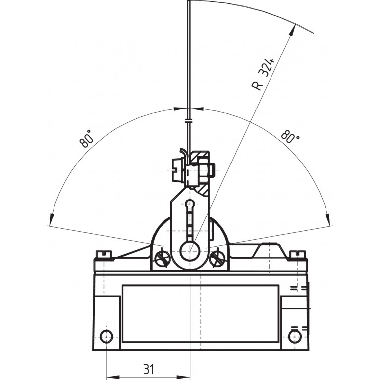 Микропереключатель M2H 302-11Y-F08 SPRING STEEL FLAG 0.8