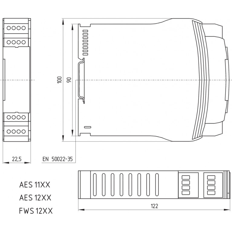 Реле безопасности AES 1136