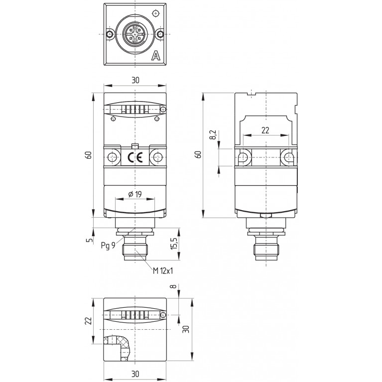 Электромагнитный блокиратор AZ 17-02ZK-ST