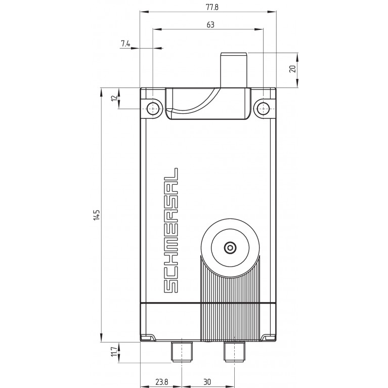 Электромагнитный блокиратор AZM400Z-ST2-I1-2P2P-E