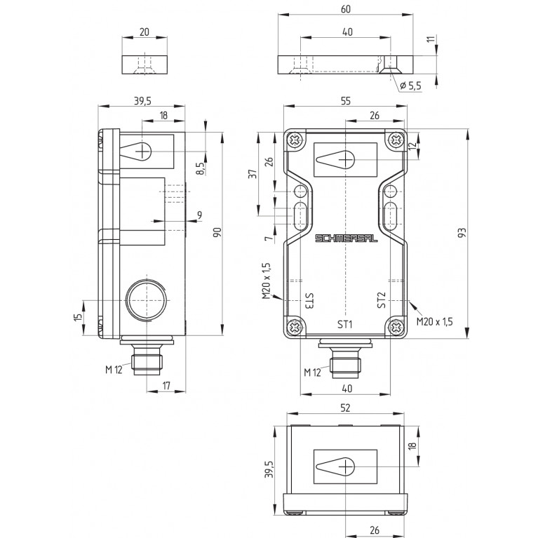 Магнитный датчик BNS 16-11ZD-ST3