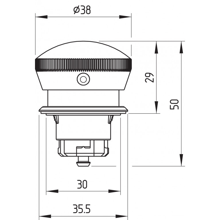 Кнопка EDRR40.VHRT