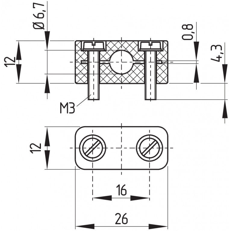 Крепежный элемент ACC-IFL-MOCL-H6.5