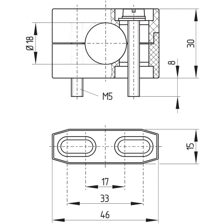 Крепежный элемент ACC-IFL-MOCL-H18