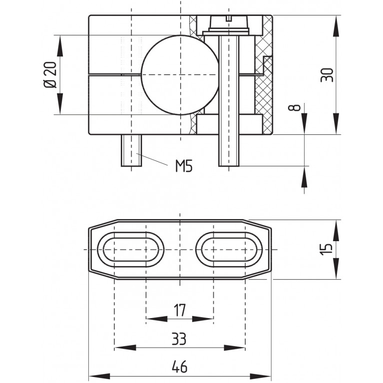 Крепежный элемент ACC-IFL-MOCL-H20