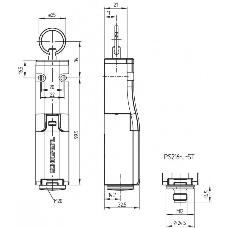 Лифтовое оборудование PS216-T11-Q210