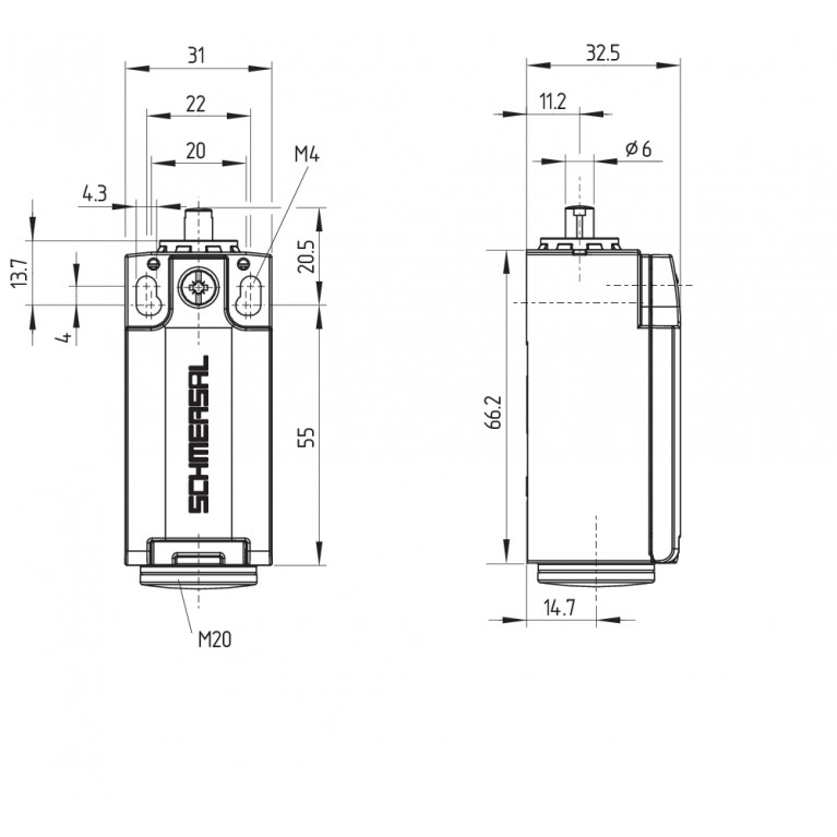 Позиционный выключатель PS215-Z02-K230