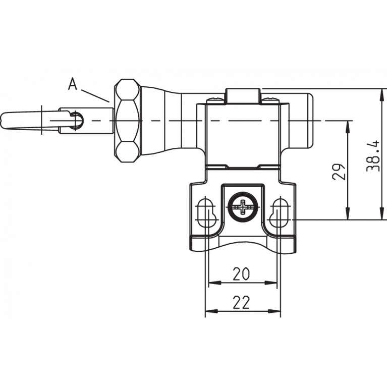 Тросовый выключатель ZQ215AL-02