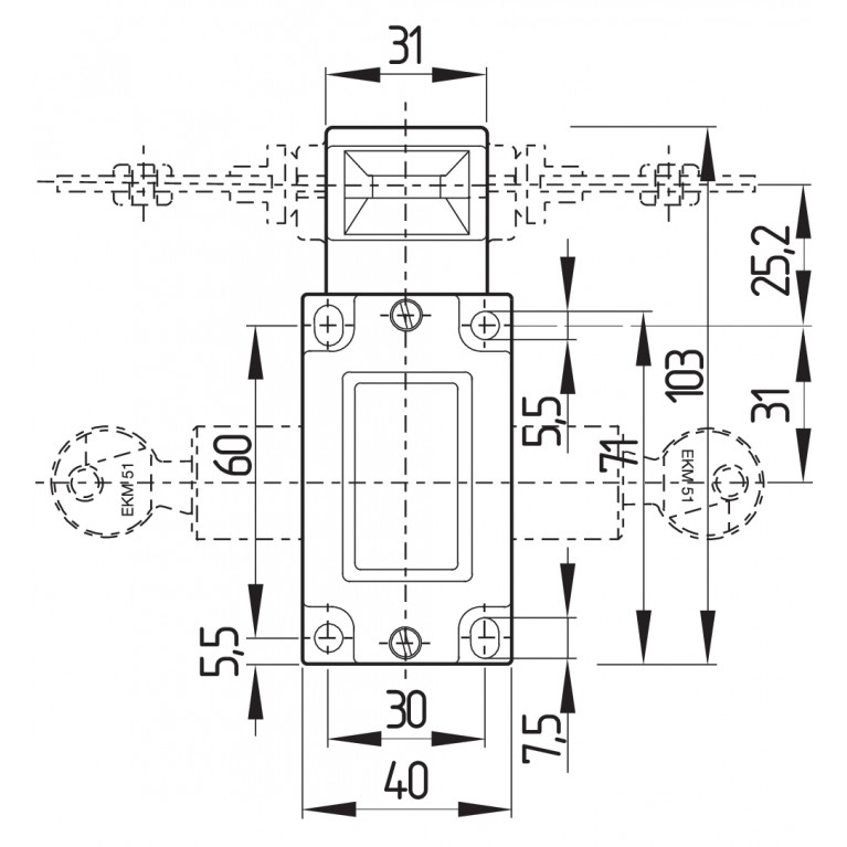Замок безопасности SHGV/B01/105+BO