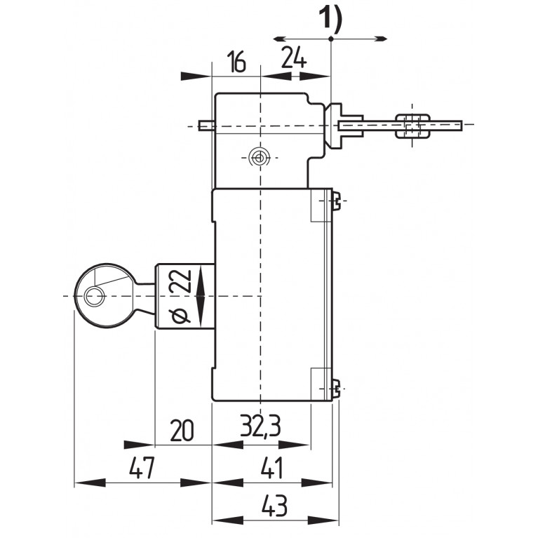 Замок безопасности SHGV/B01/102+BO