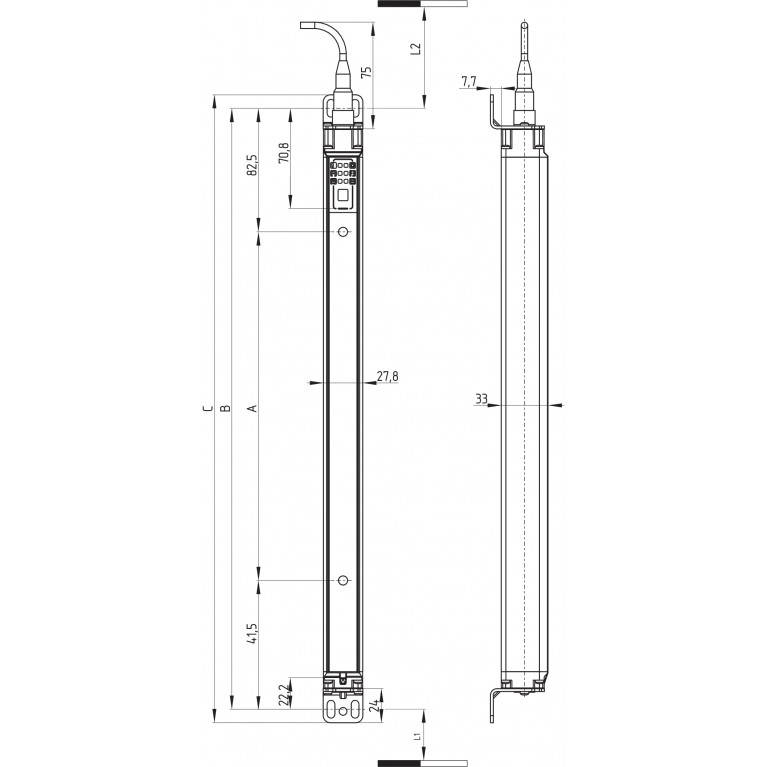 Кабель SLG440-ER-0800-03-01