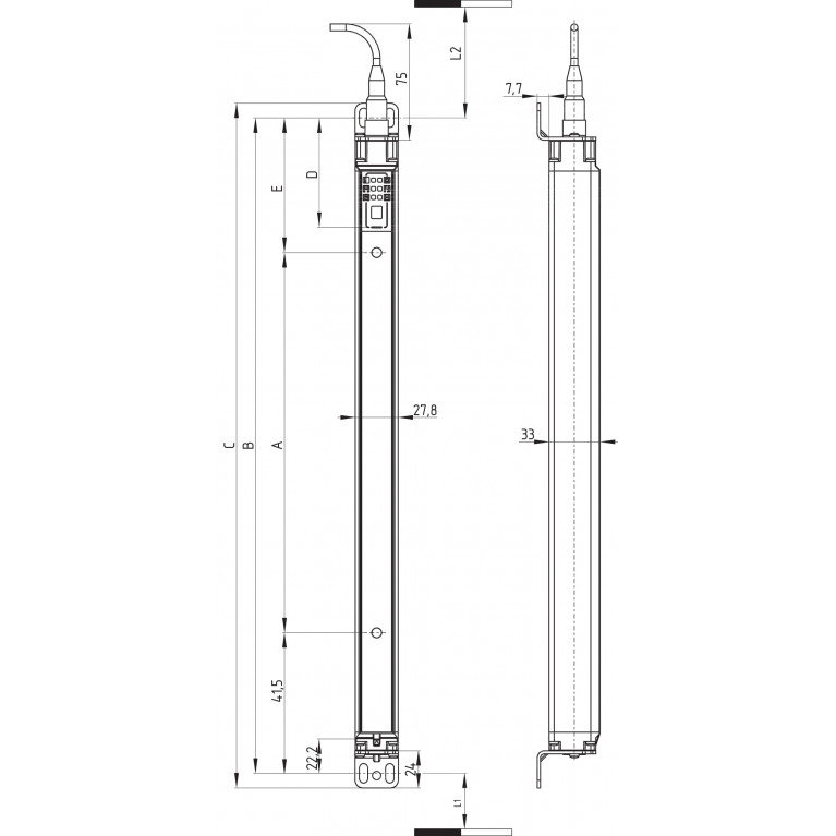 Кабель SLG440AS-ER-0800-03