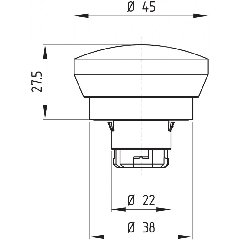 Кнопка EX-RDRZ45SW