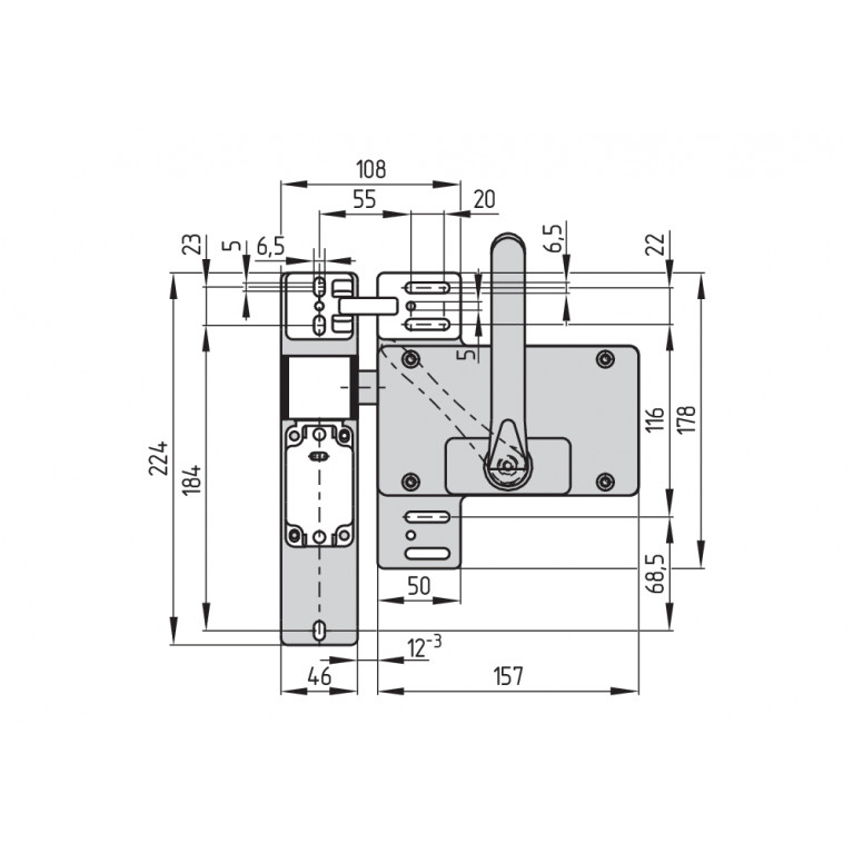 Электромагнитный блокиратор AZ 3350-03ZK