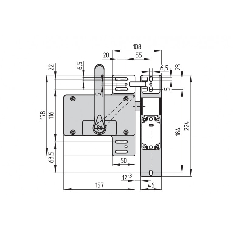 Электромагнитный блокиратор AZ 3350-03ZK