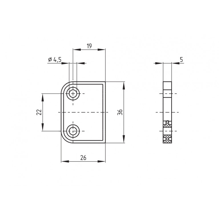 Крепежный элемент SPACER BNS 260