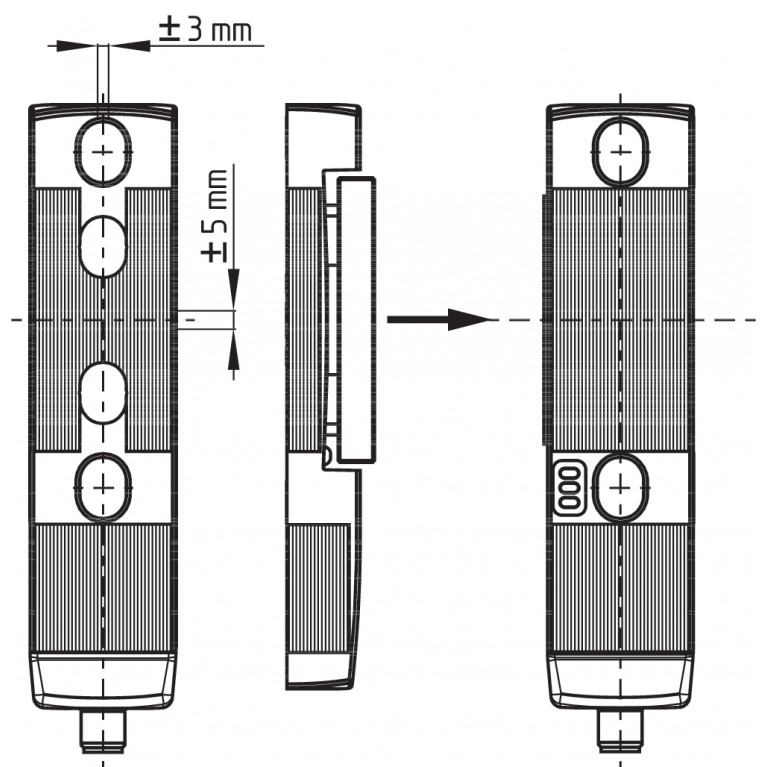Электромагнитный блокиратор MZM 100 ST-1P2PWR100-A