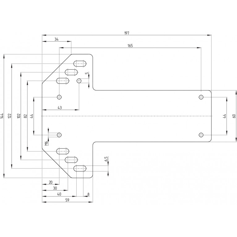 Крепежный элемент MOUNTING PLATE KPL. MP AZ/AZM 415-B4PS