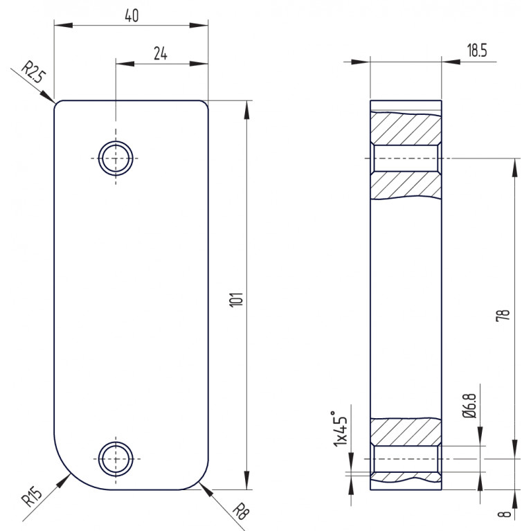 Электромагнитный блокиратор AZM300B-I2-ST-1P2P-DU