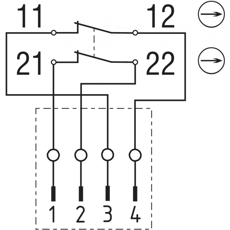 Шарнирный выключатель T5C 236-02Z-ST