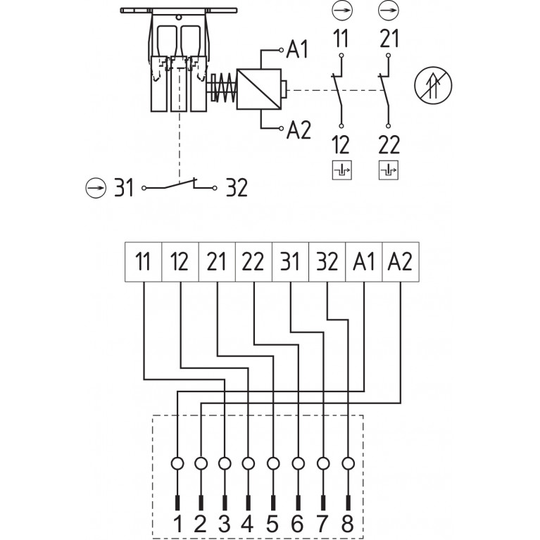 Электромагнитный блокиратор AZM 170ST-02/01ZK-2197 24VAC/DC