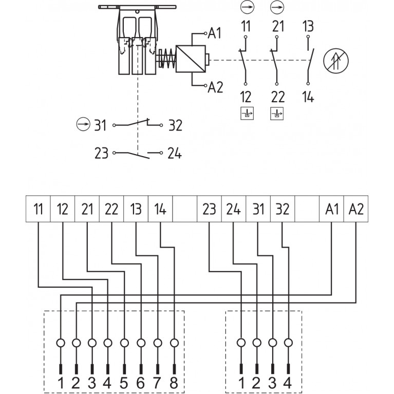 Электромагнитный блокиратор AZM 170ST-12/11ZK-2197 24VAC/DC