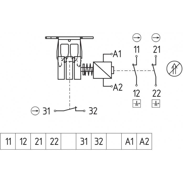 Электромагнитный блокиратор AZM 170SK-02/01ZK-2197 24VAC/DC