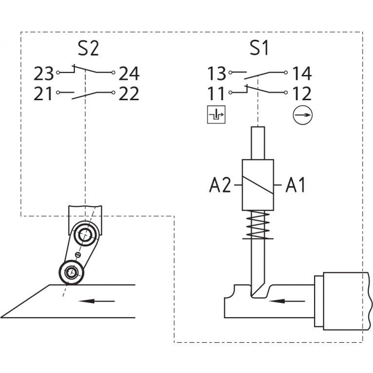 Электромагнитный блокиратор AZM 415-11/11ZPKE14H 24VAC/DC