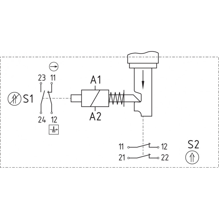 Электромагнитный блокиратор AZM 415-11/02ZPKFE 24VAC/DC
