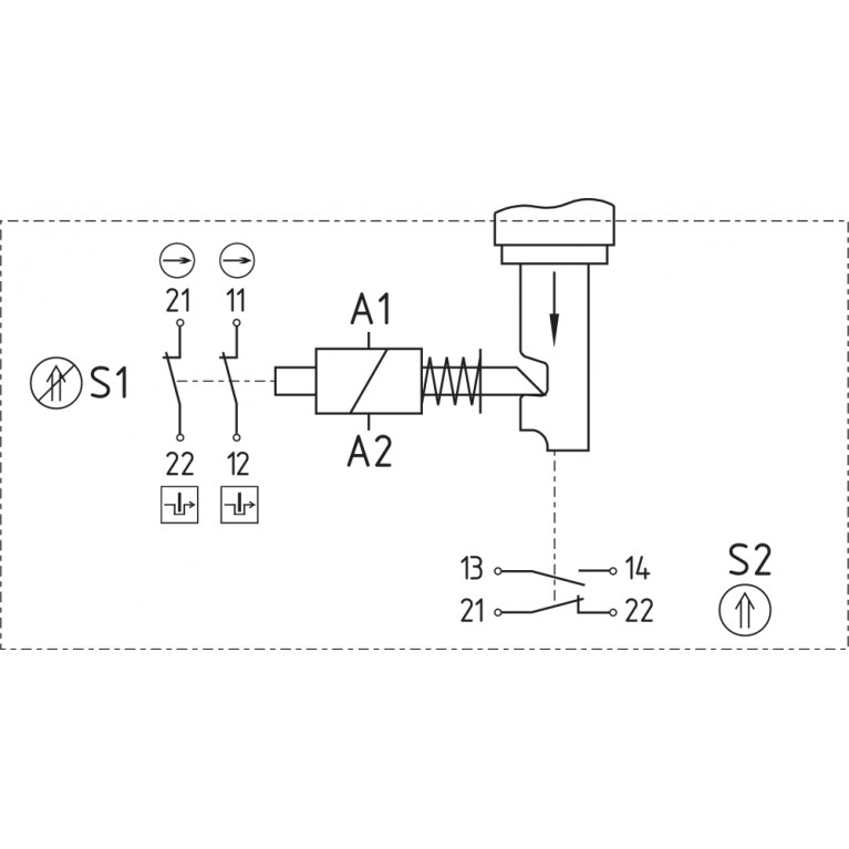 Электромагнитный блокиратор AZM 415-02/11XPKRS 24VAC/DC