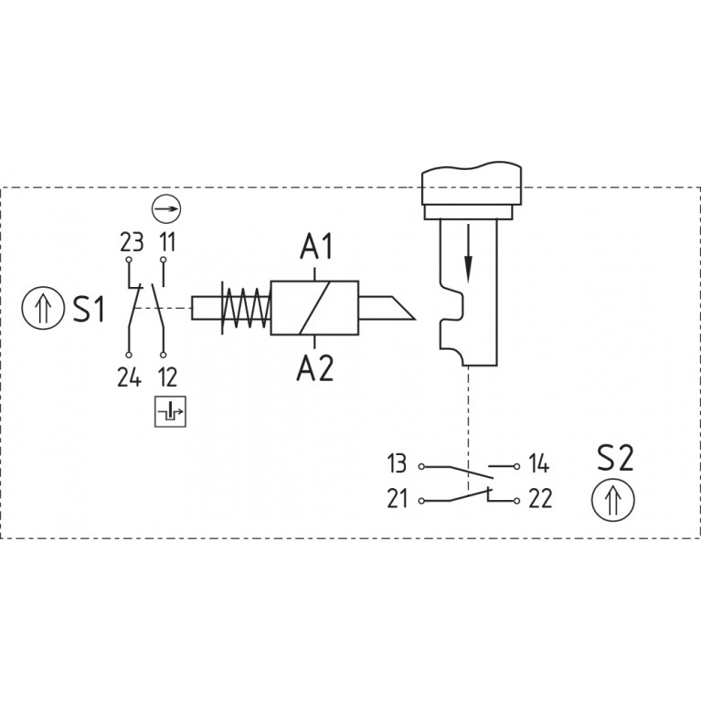 Электромагнитный блокиратор AZM 415-11/11ZPKA 24VAC/DC