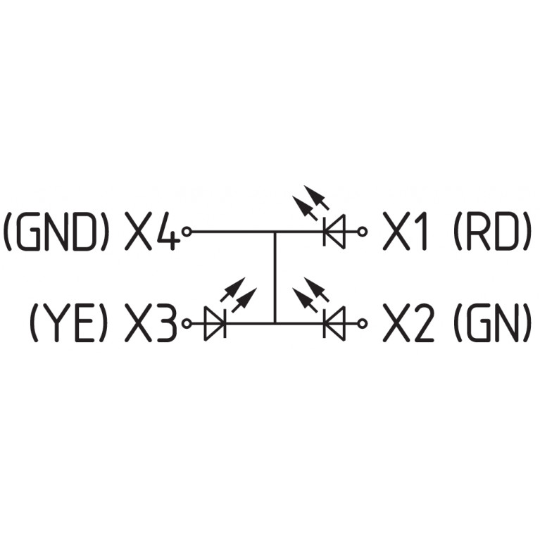 Клеммная колодка ELDE.N-RD-GN-YE-24VDC