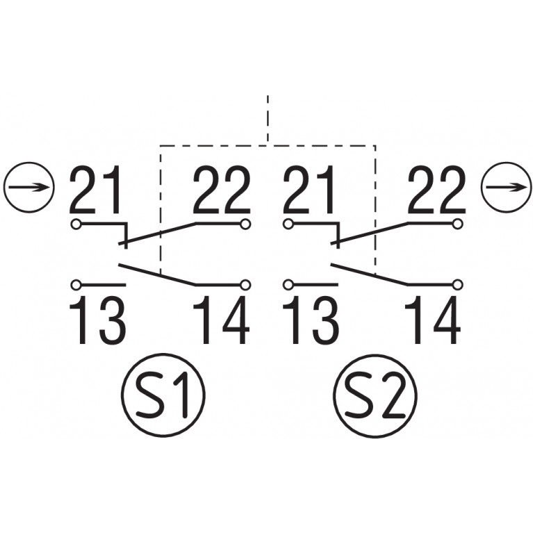 Ножной переключатель T2FH 232-22UEDR/22UEDR