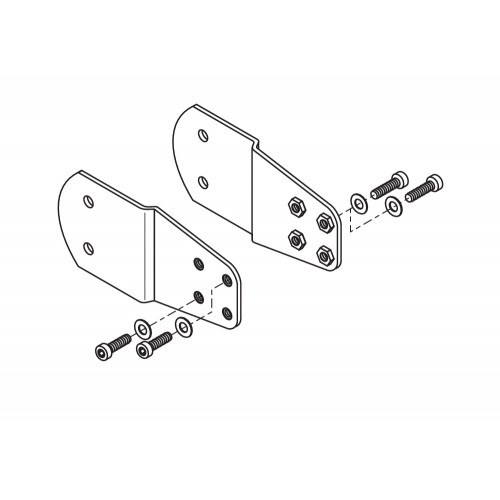 Крепежный элемент MIRROR MOUNTING ANGLE 1BF SMA 80-1