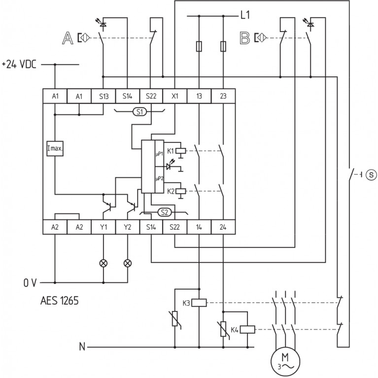 Реле безопасности AES 1265