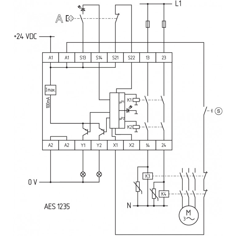 Реле безопасности AES 1235