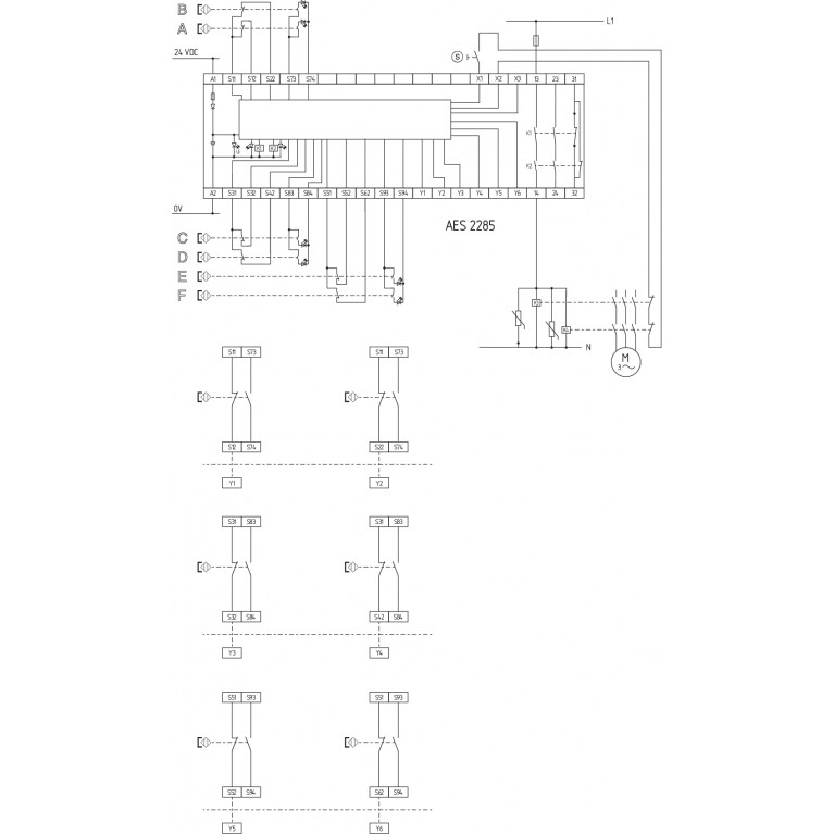 Реле безопасности AES2285