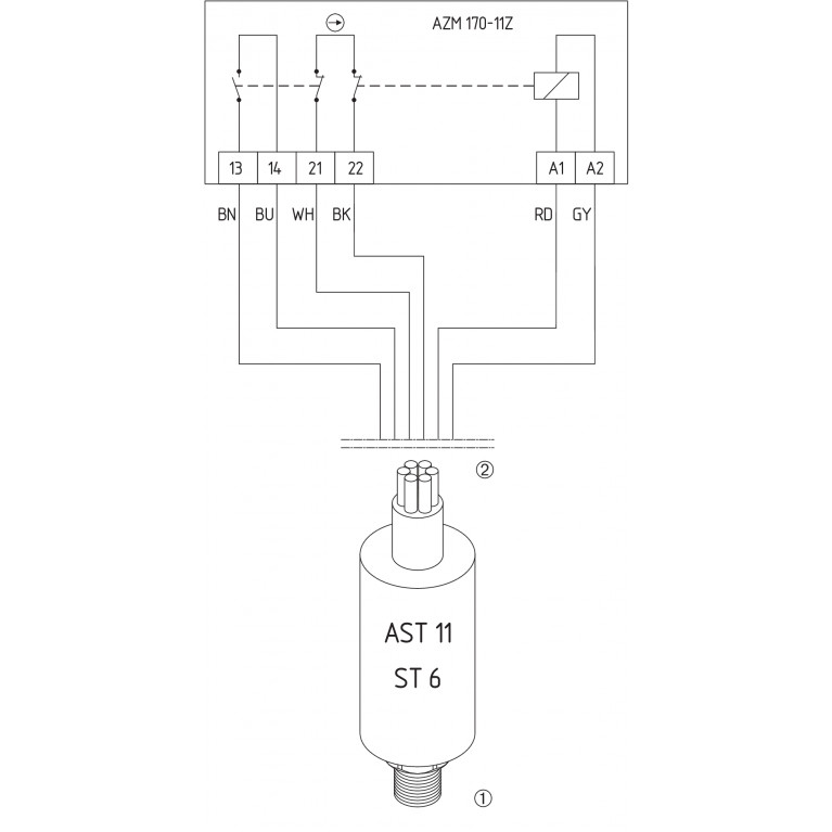 Кабель AST02 L-AS6