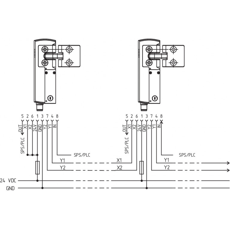 Электромагнитный блокиратор AZM40Z-I2-ST-1P2P-DU