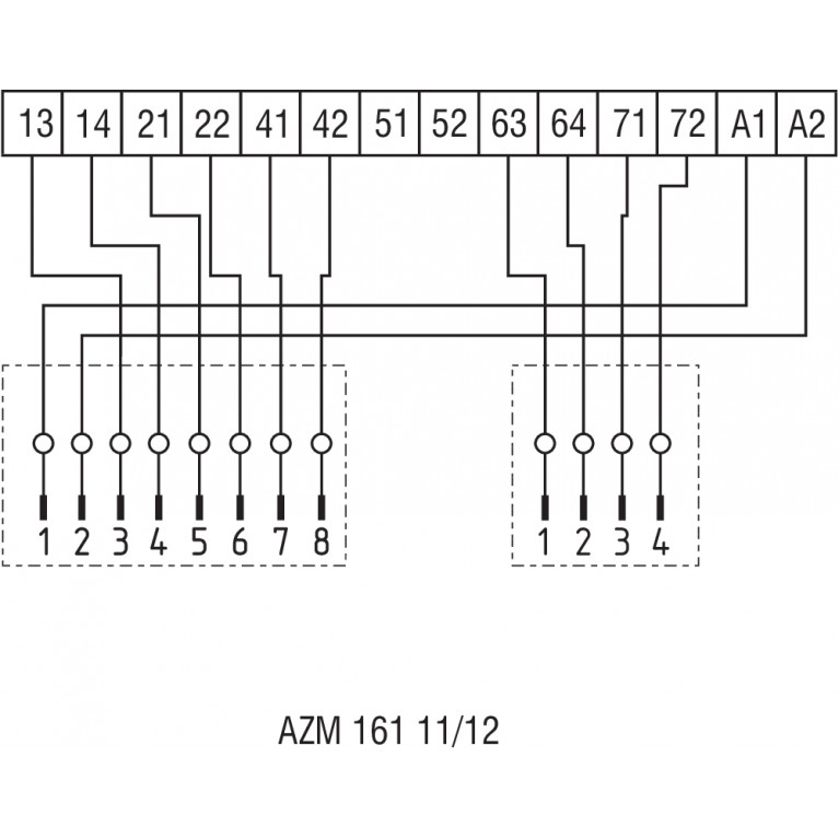 Электромагнитный блокиратор AZM 161ST-11/12I-024-B6L