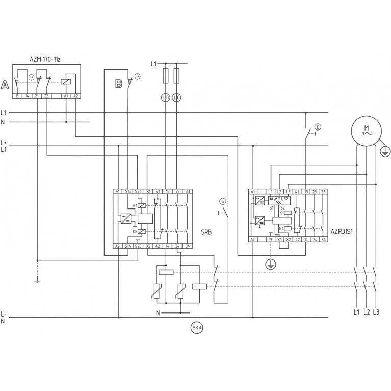 Реле безопасности AZR31S1/110VAC