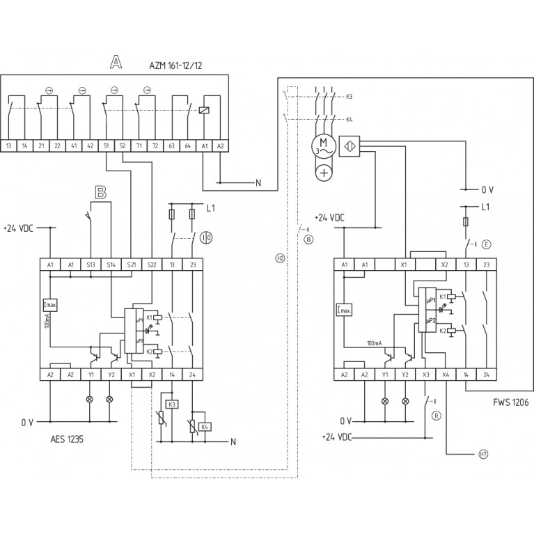 Реле безопасности FWS 1206 C