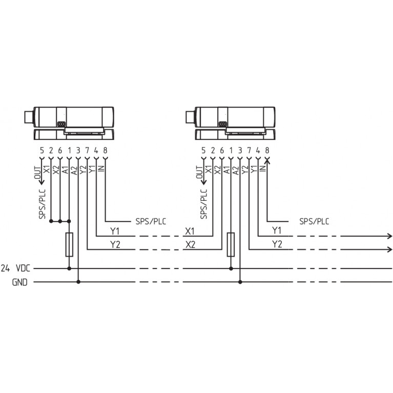 Электромагнитный блокиратор MZM 100 B ST-1P2PW2RE-A