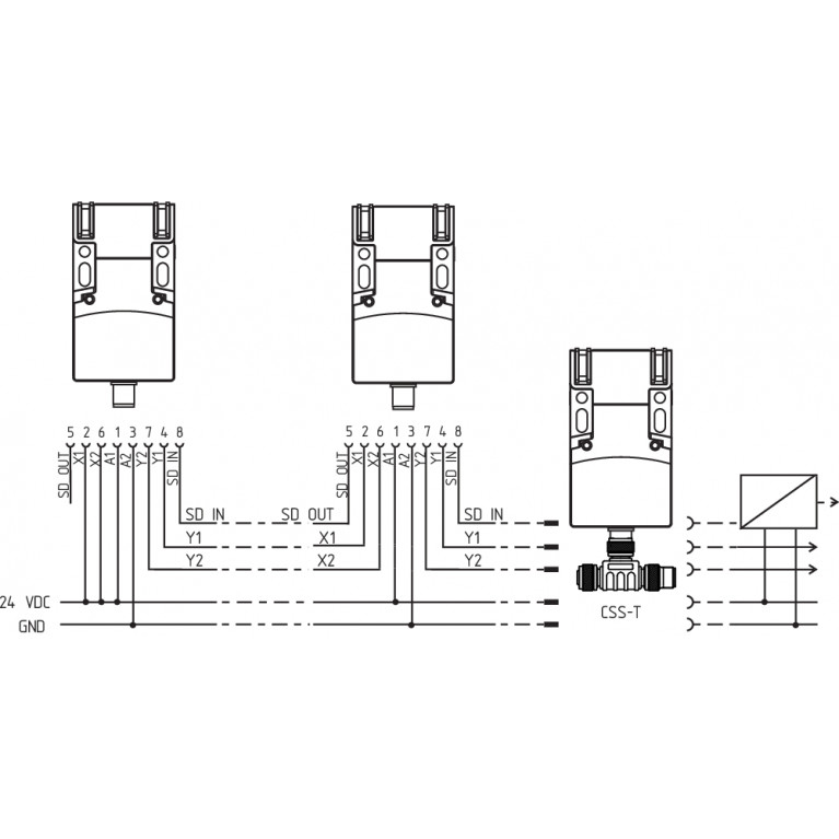 Радио датчик RSS16-I2-D-ST8H-DU
