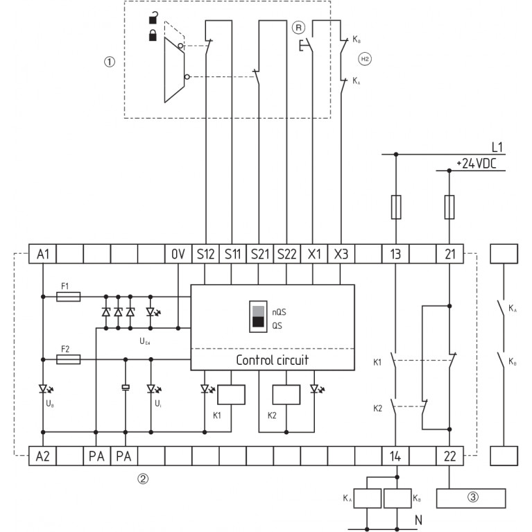 Реле безопасности SRB101EXi-1A
