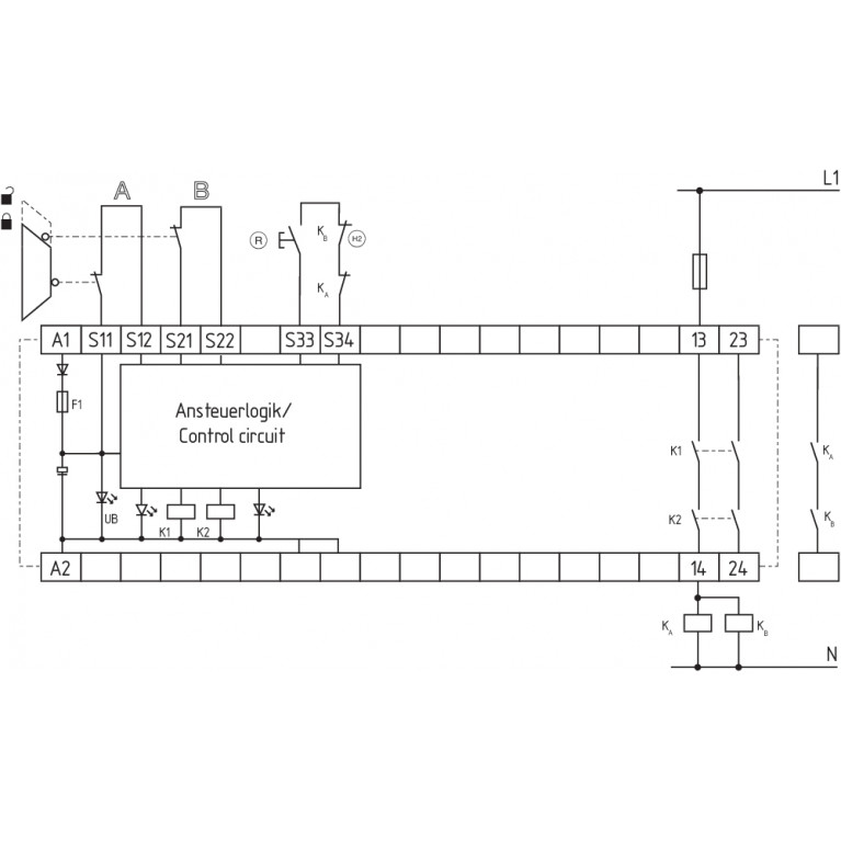 Реле безопасности SRB200X2