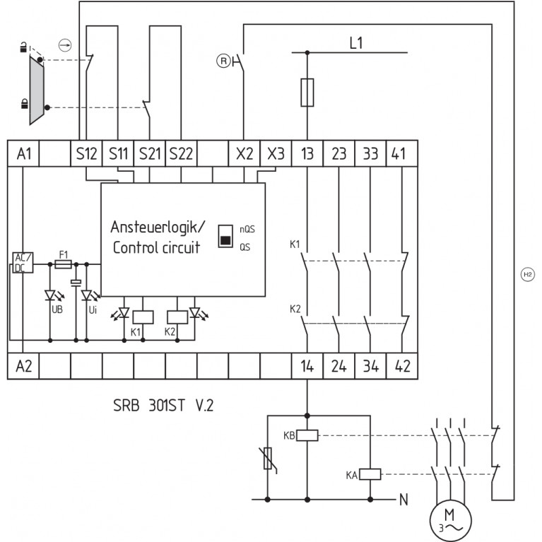Реле безопасности SRB301ST-24V-(V.3)
